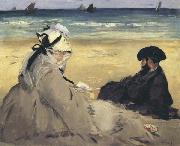 Edouard Manet At the Beach (mk40) Germany oil painting artist